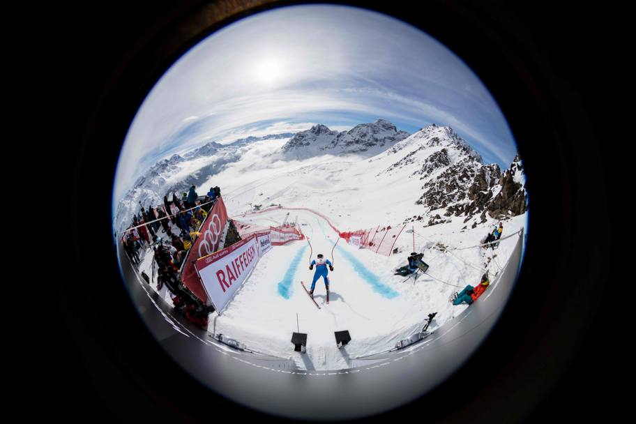 Ai Mondiali di St. Moritz in allenamento (Afp)